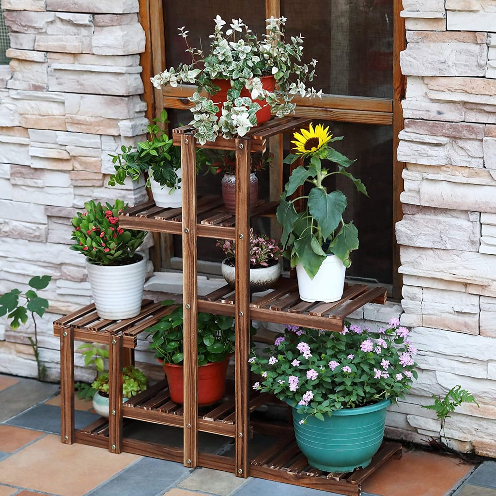 Hynawin Wood Plant Stand