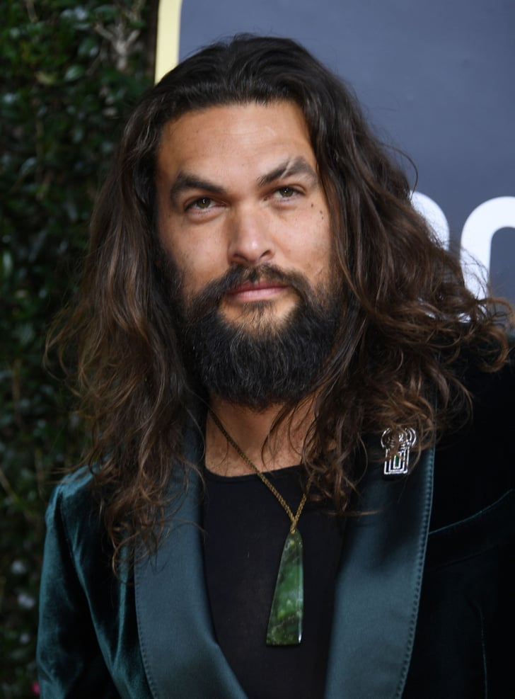 Photos of Jason Momoa at the 2020 Golden Globes Jason Momoa Wearing a