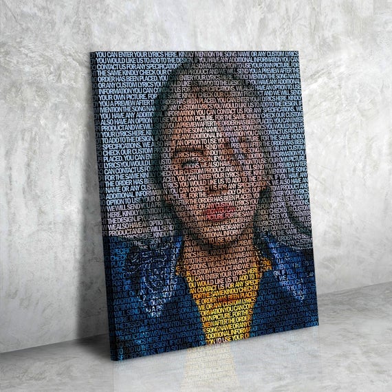Billie Eilish Lyrical Canvas Wall Art