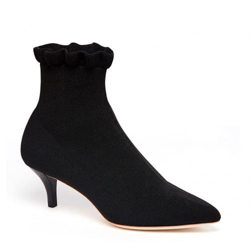 Kitten Heel Sock Bootie