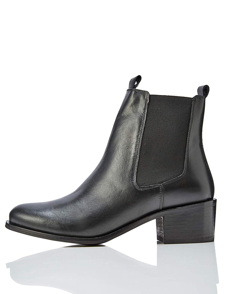 find. Mid Heeled Leather Chelsea Boots