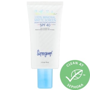 100% Mineral Smooth and Poreless Matte Screen SPF 40