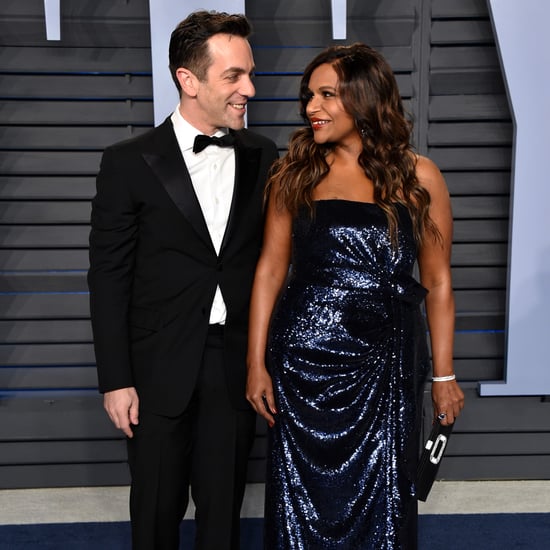 Mindy Kaling and B.J. Novak at Oscars Vanity Fair Party 2018