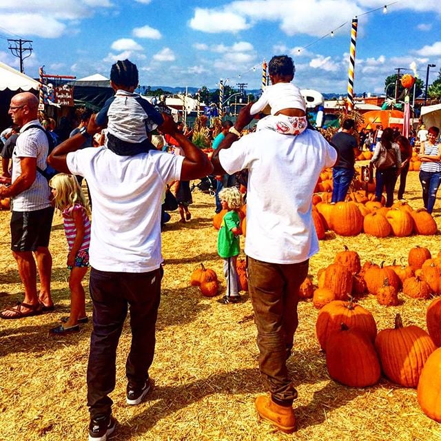 Kelly Rowland and Son at Pumpkin Patch Photos