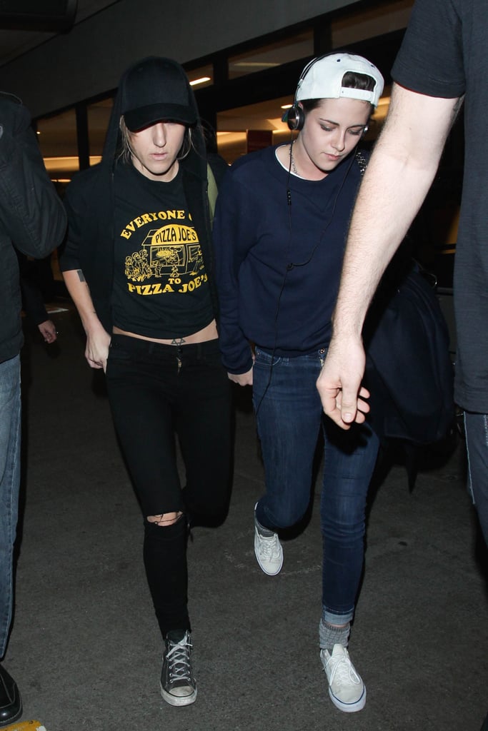 Kristen Stewart and Alicia Cargile at LAX 2015 | Pictures