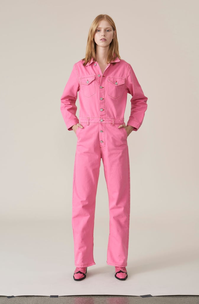 ladies pink boiler suit