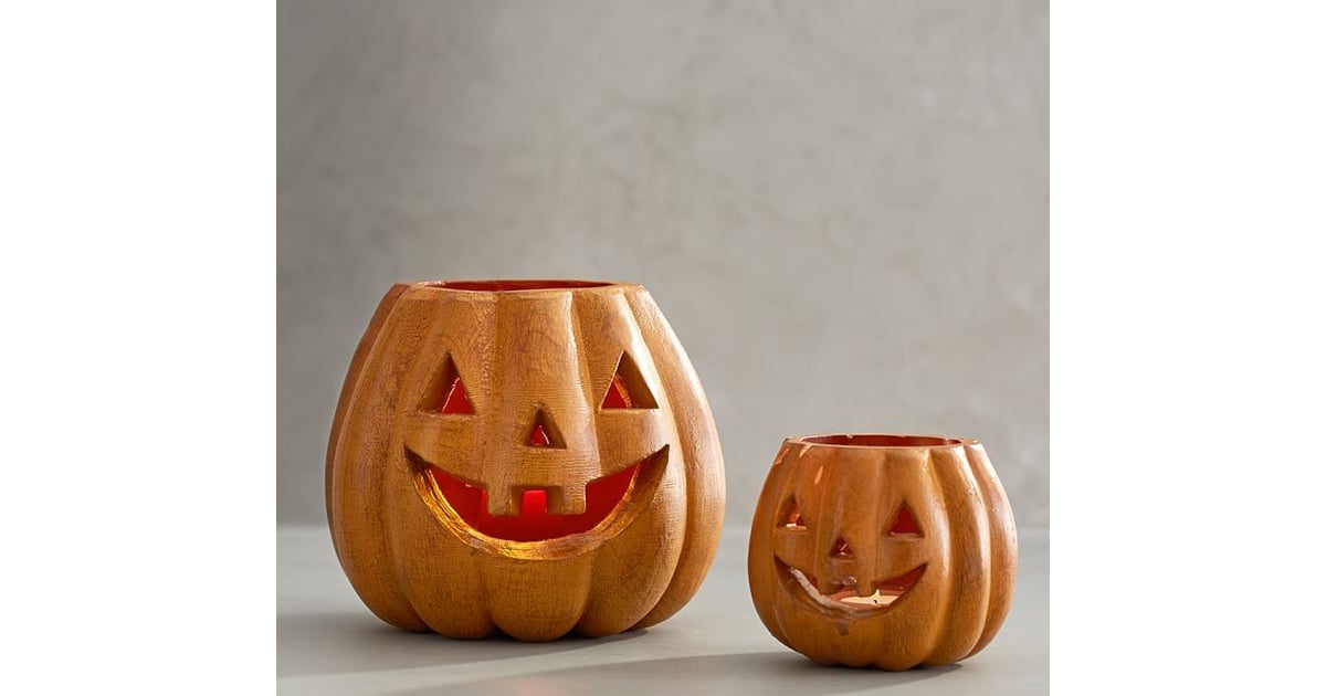 Pottery Barn JackO'Lantern Luminaries Fake Pumpkins POPSUGAR Home