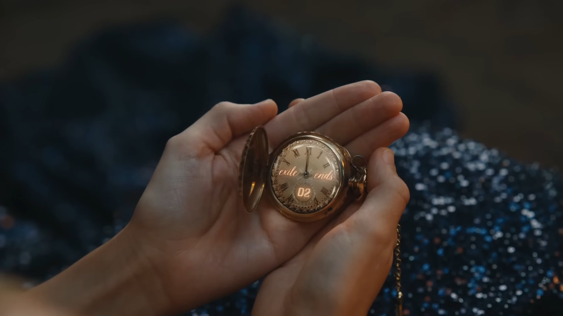 Taylor's pocket watch in the Bejeweled video