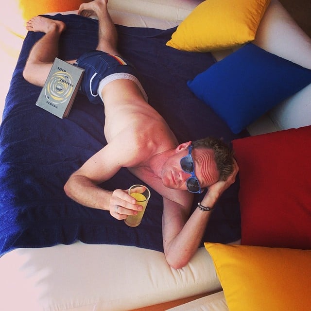 Neil Patrick Harris enjoyed himself during a margarita bender on the beach.
Source: Instagram user instagranph