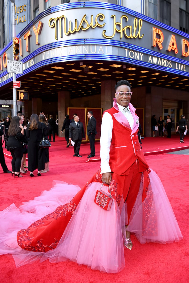 Billy Porter Wearing the Curtain From Kinky Boots at the Tony Awards
