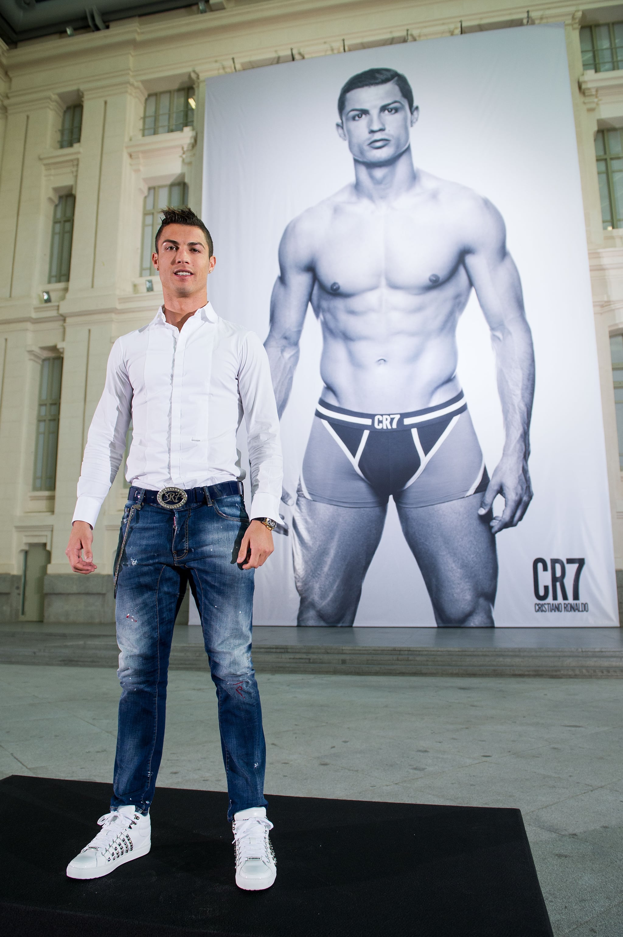 When Cristiano Ronaldo Posed For This Larger-Than-Life Ad