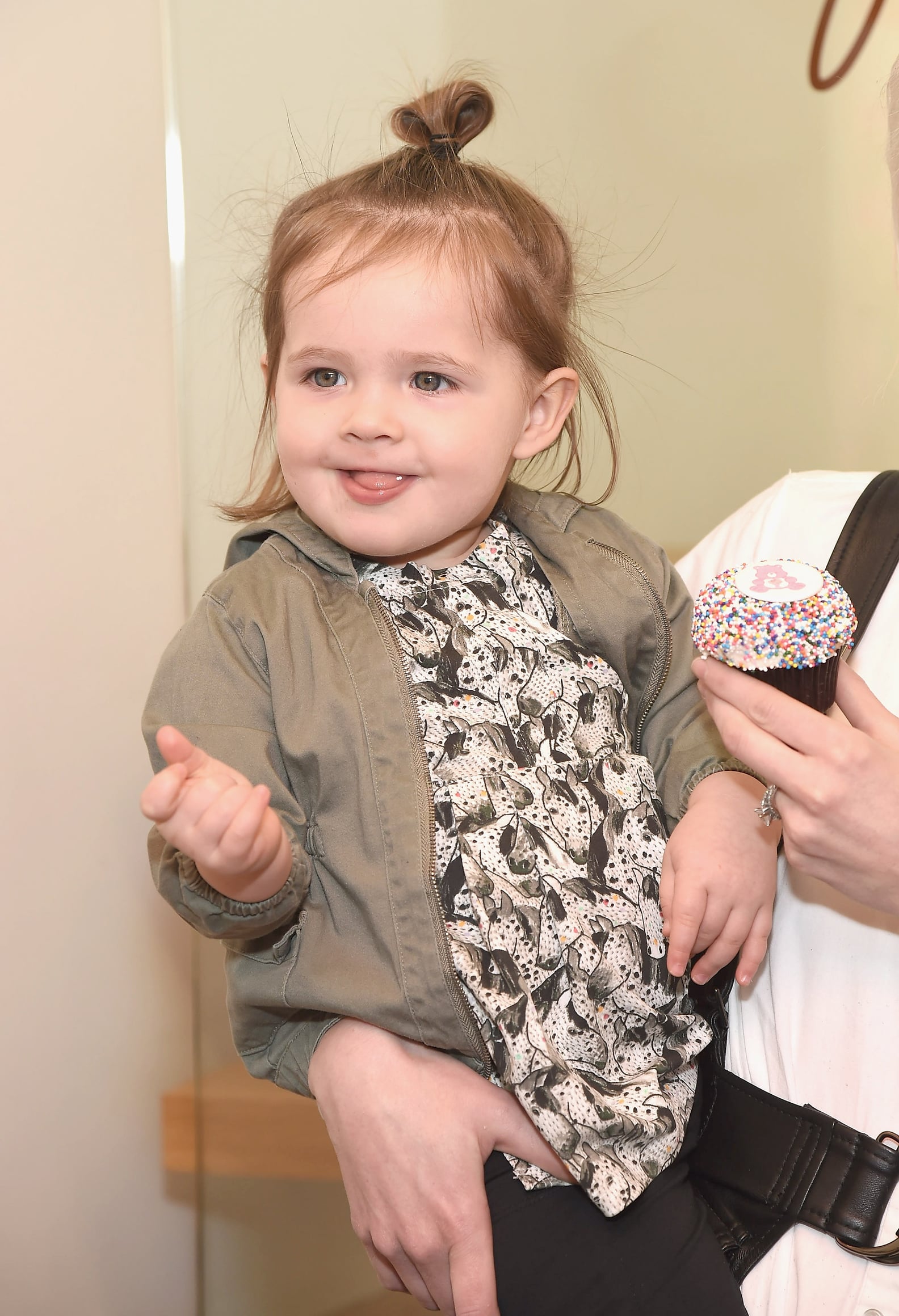 Coco Rocha and Daughter at Sprinkles Event in NYC Jan. 2017 POPSUGAR