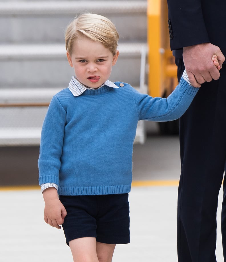 "I'd like to see the queen try and stop me from making this face in our next family portrait."