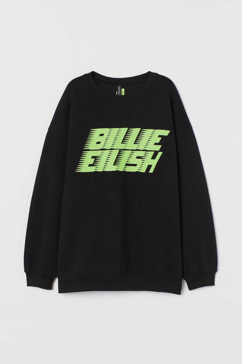 Billie Eilish Sweatshirt With Graphic Print at H&M