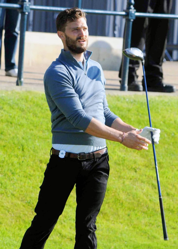 Jamie Dornan Playing Golf in Scotland | Pictures