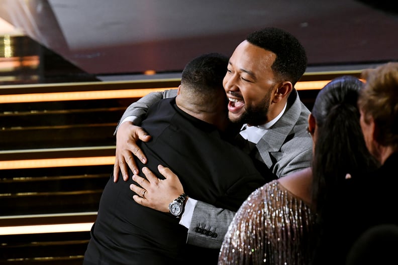DJ Khaled and John Legend at the 2020 Grammys