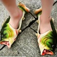 You Know Who’s Gonna Love These Weirdly Real-Looking Fish Sandals? Dad!