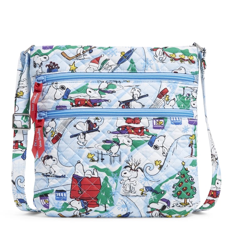 Peanuts Triple Zip Hipster Crossbody Bag Vera Bradley's New Snoopy