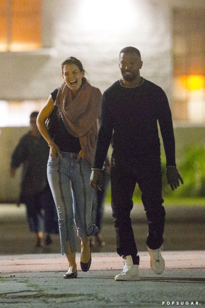 Jamie Foxx and Katie Holmes in New Orleans December 2018