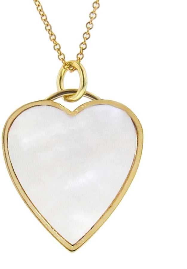 Mother of Pearl Heart Inlay Necklace
