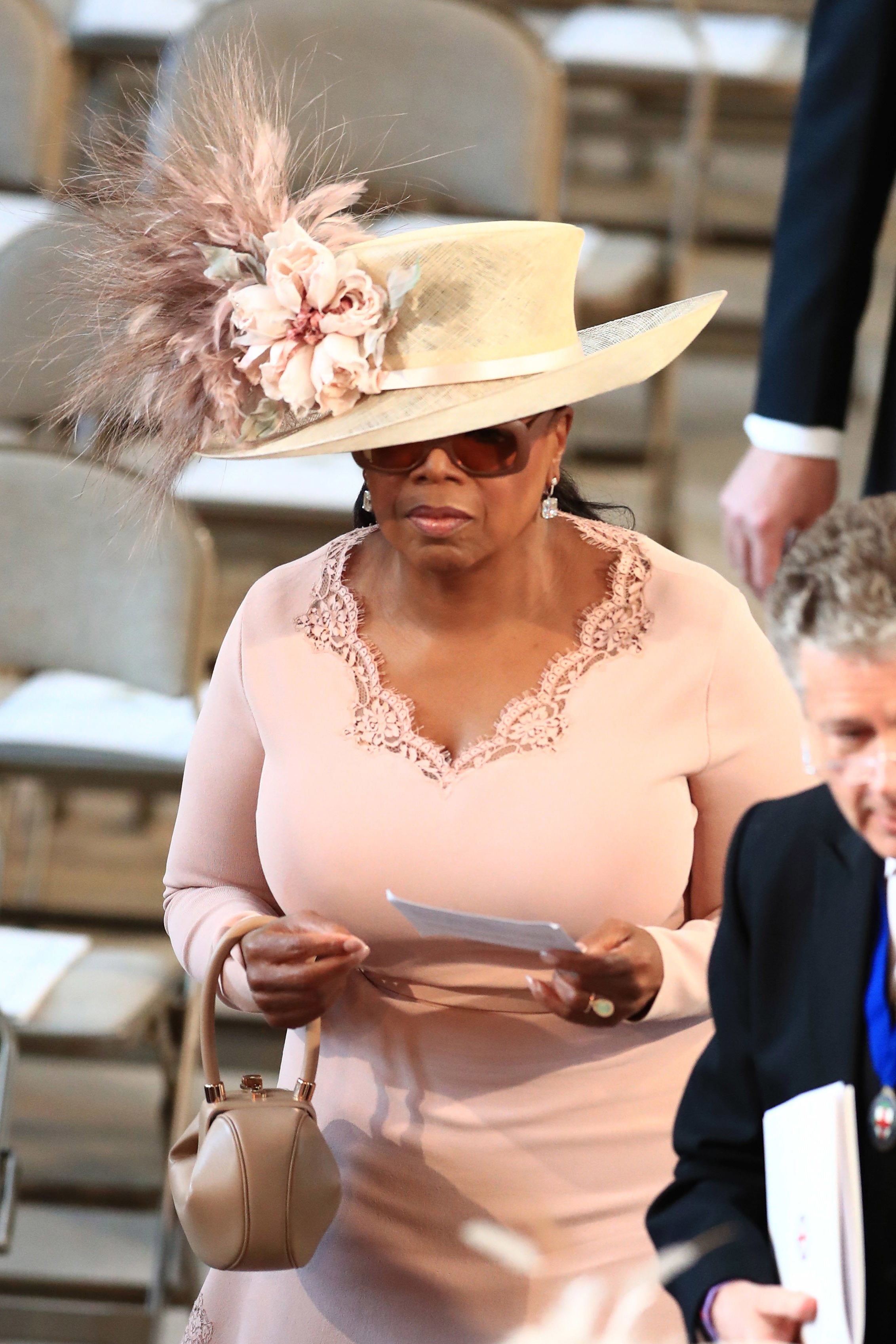 Oprah royal wedding outfit cheap