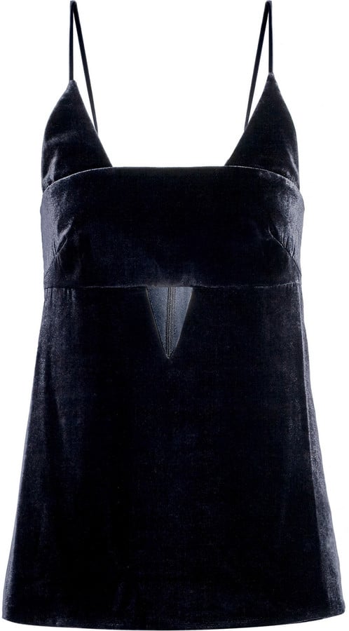 Cushnie et Ochs Cutout Velvet Camsiole ($348)