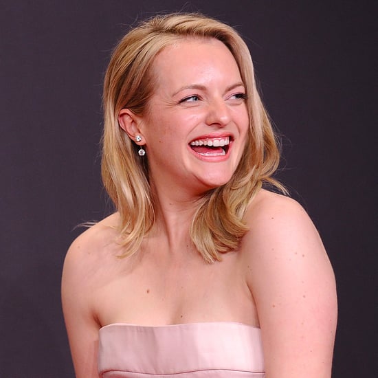 Elisabeth Moss Talking Backstage at the Emmys 2017