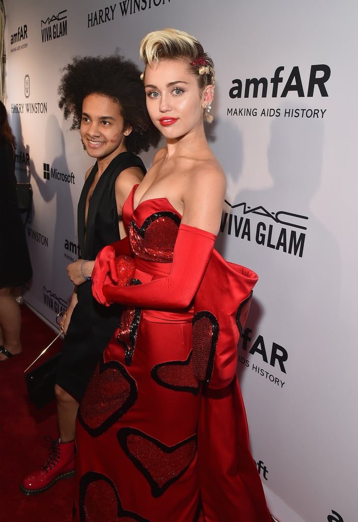 Miley Cyrus at the amfAR Inspiration Gala New 2015