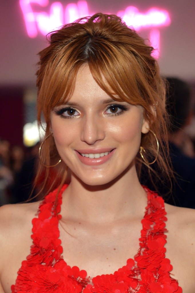 Bella Thorne loves herself a ponytail, and her tousled version at the party would be perfect for a breezy weekend brunch.