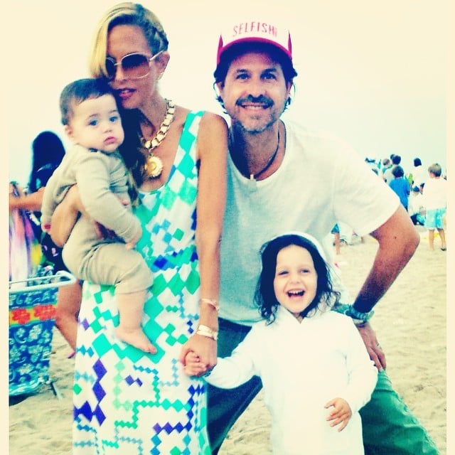 Rachel Zoe and Rodger Berman took a family photo with Skyler and Kaius on the beach in the Hamptons.
Source: Instagram user rachelzoe