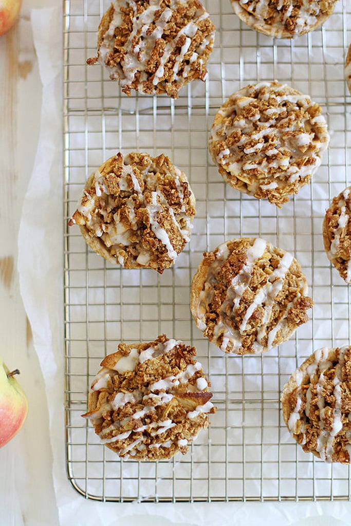 Iced Oatmeal Cookie Apple Pies