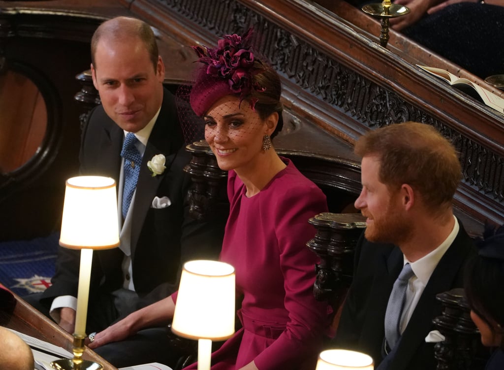 Kate Middleton and Prince William at Eugenie's Wedding