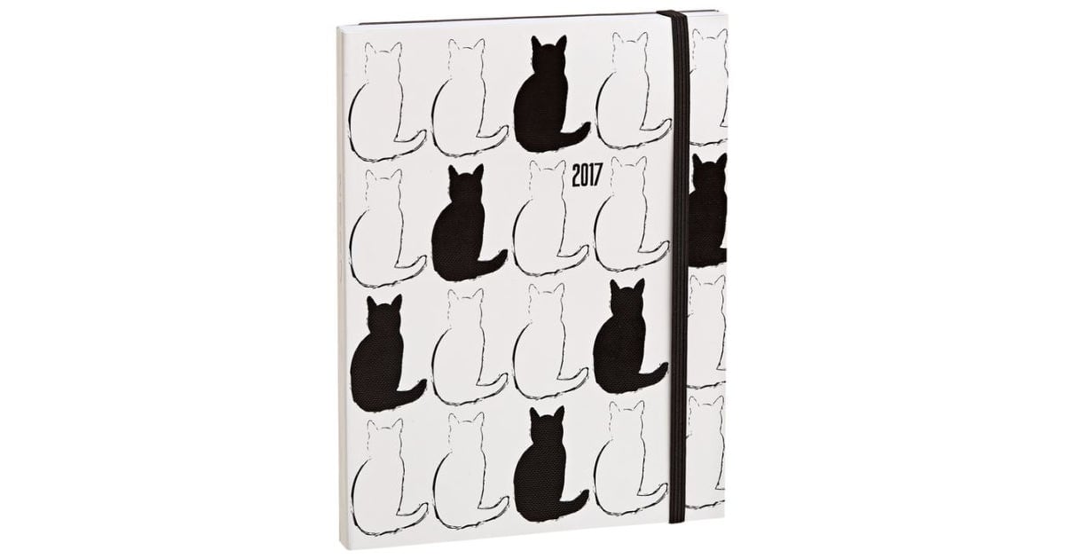 2017 Weekly Planner Graphic Cats Flexi Engagement Calendar ($10