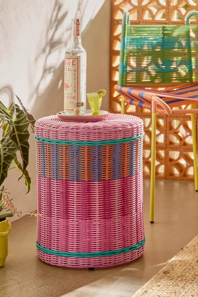 A Handwoven Table: Laney Outdoor Side Table