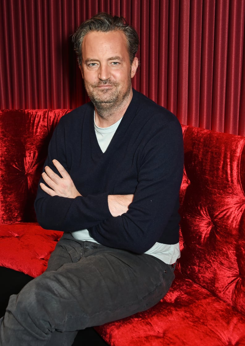 LONDON, ENGLAND - FEBRUARY 08:  Matthew Perry poses at a photocall for 