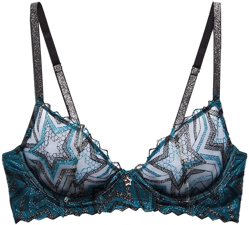 Savage X Fenty Shining Star Embroidered Unlined Demi Bra