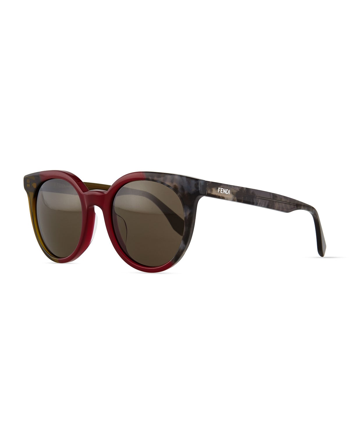 fendi color block glasses