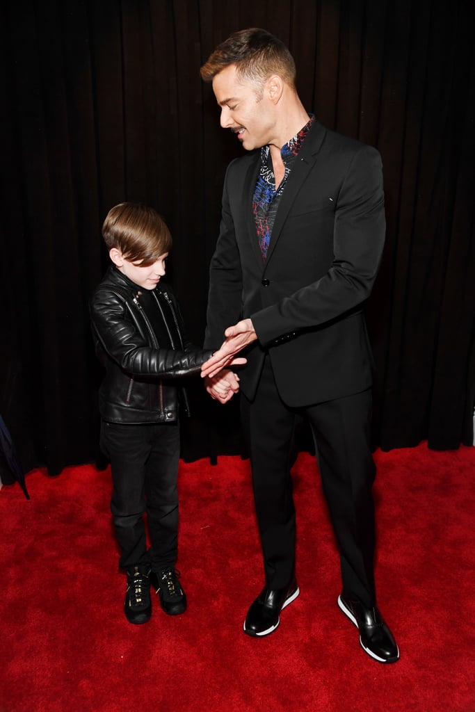 Ricky Martin and His Son at the 2019 Grammys