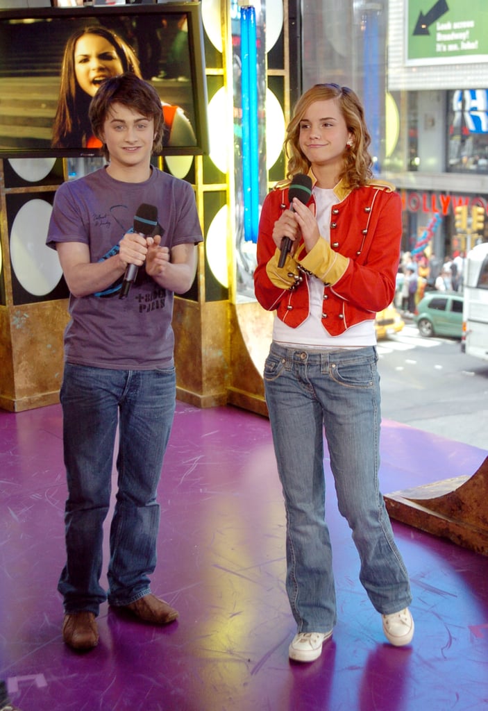 Emma Watson in 2004, With Daniel Radcliffe