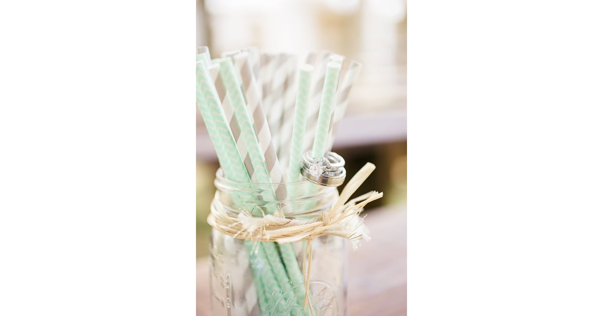 Straw Holders Mason Jars DIYs For a Wedding POPSUGAR Smart Living