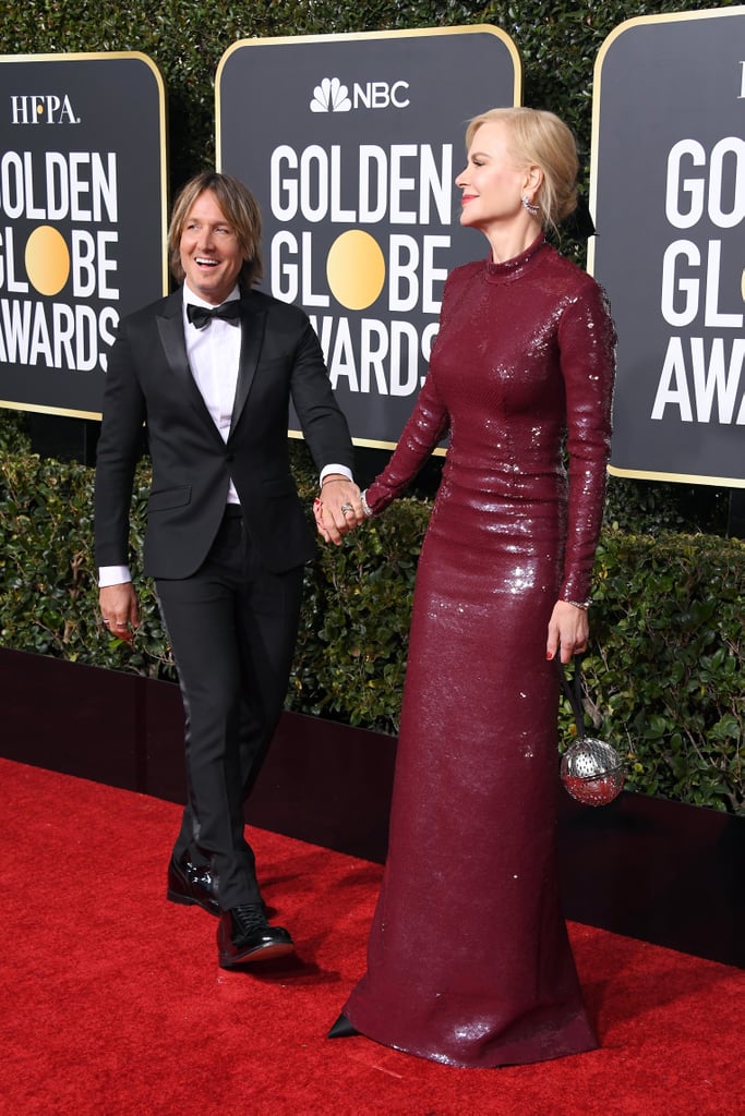 Nicole Kidman and Keith Urban at the 2019 Golden Globes