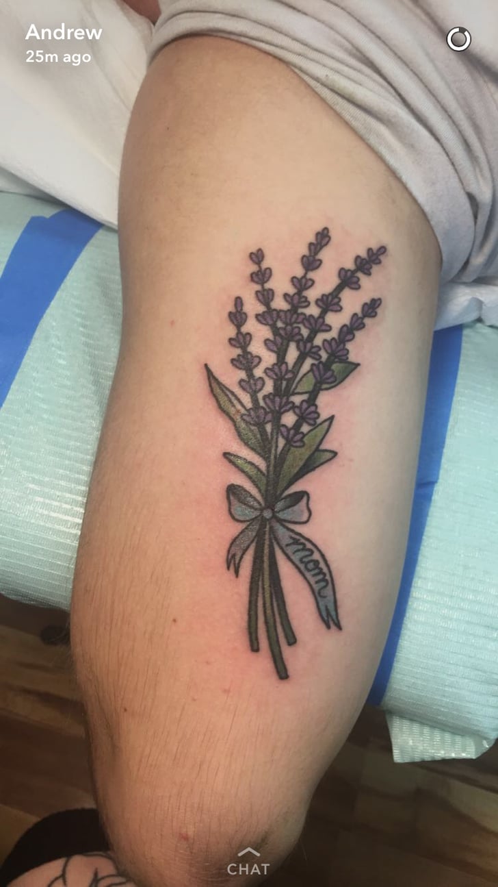50 Best Lavender Tattoo Designs 2023 Flower Sprig