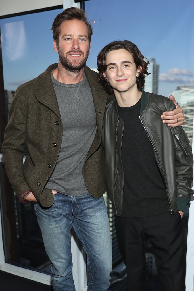 Armie Hammer and Timothee Chalamet Pictures