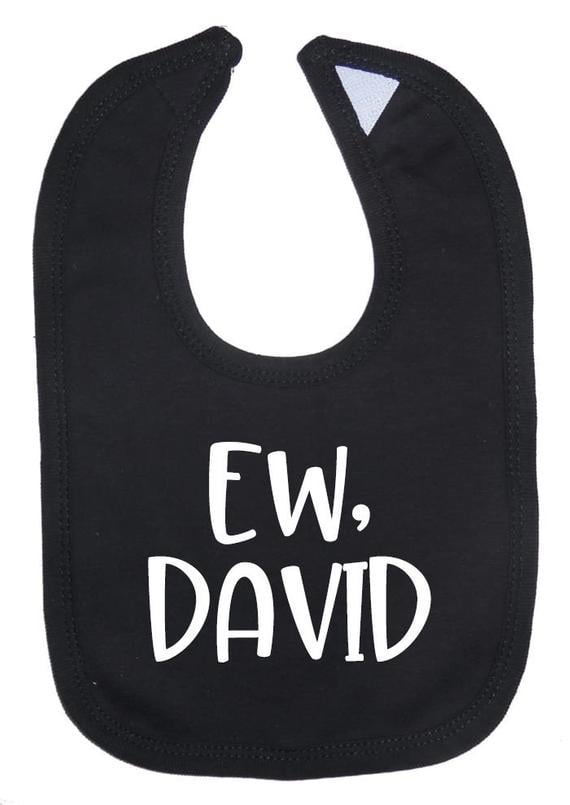 Schitt's Creek Ew, David Baby Bib