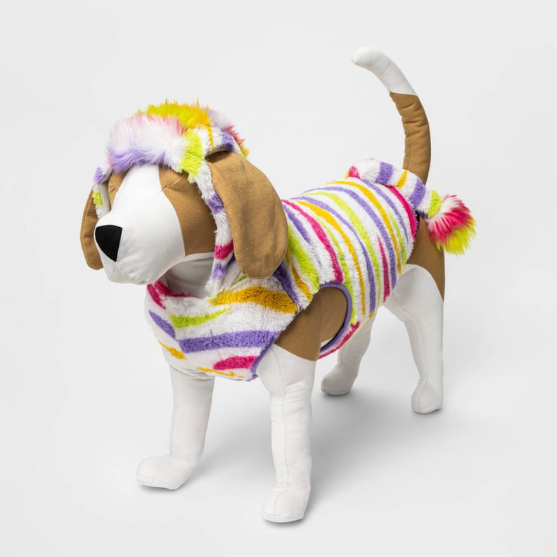 色彩鲜艳的东西:海德&唷!精品90的彩色斑马连帽衫狗和猫服装