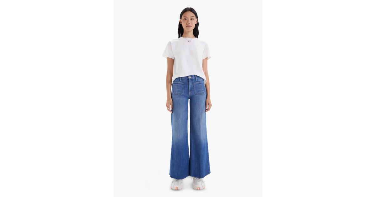 Mother Denim The Patch Pocket Roller Fray | What Jeans Are in Style For ...