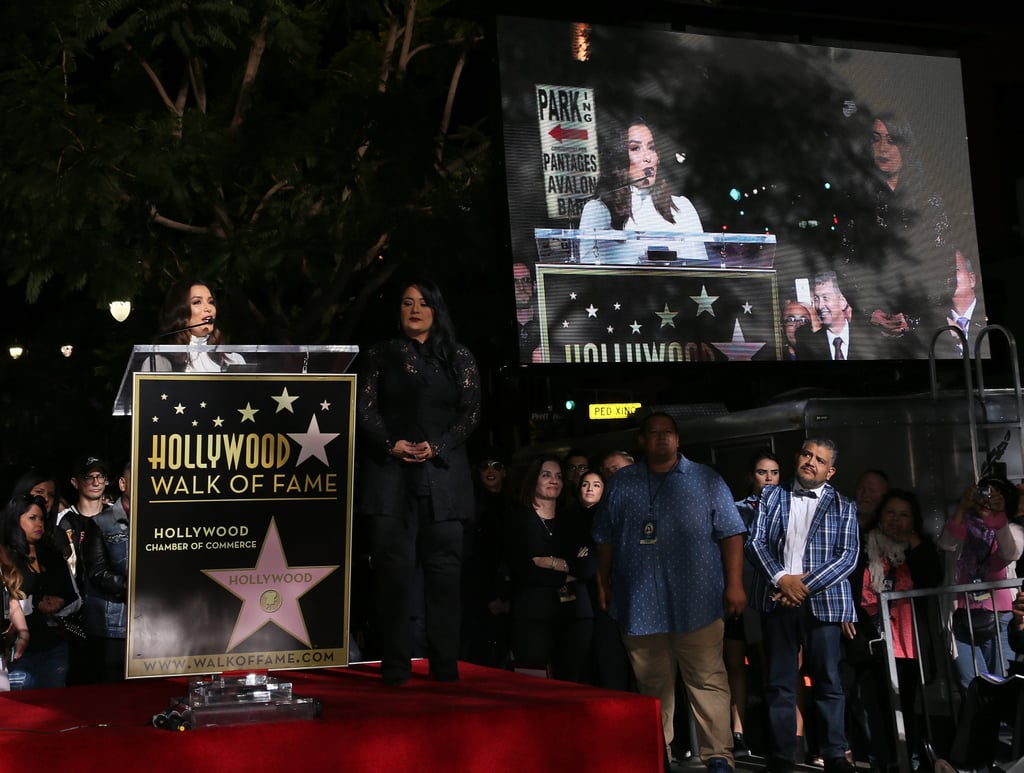 Selena Quintanilla Hollywood Walk of Fame Star Ceremony 2017