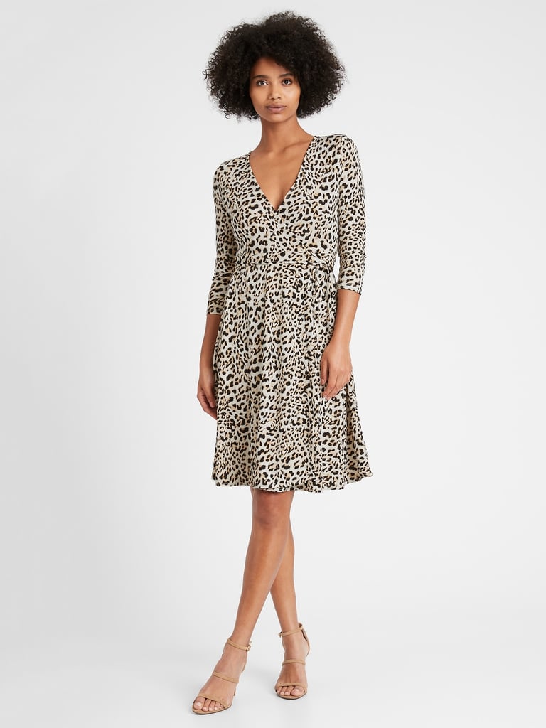 Wrinkle-Resistant Wrap Dress