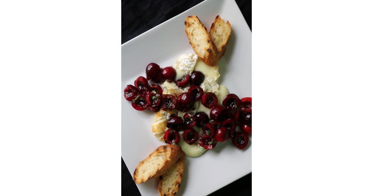 Grilled Brie With Cherries Hot and Cold Appetizer Recipes POPSUGAR