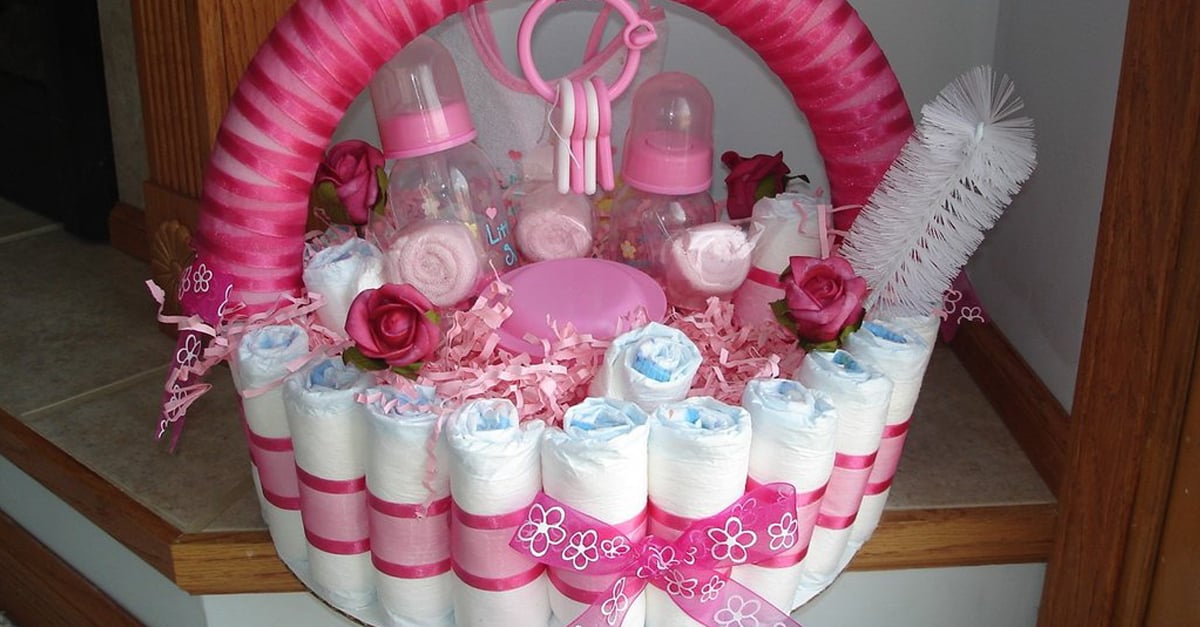 Baby Shower Diaper Cakes POPSUGAR Family